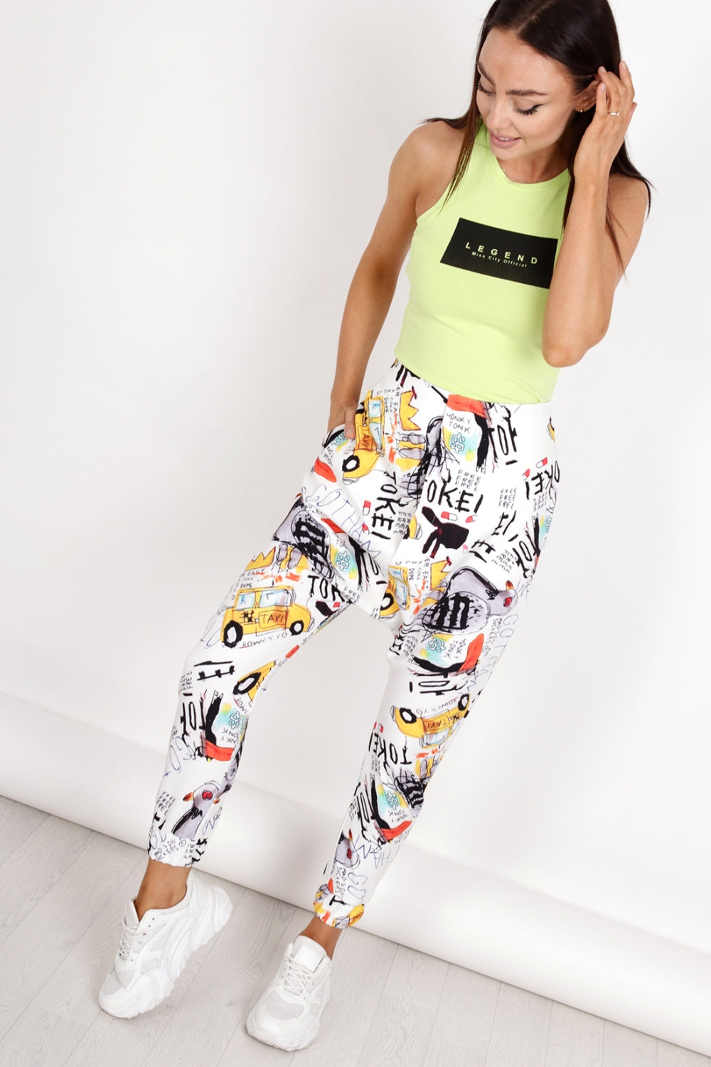 Pantaloni Print One Bird Baggy