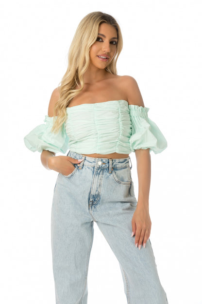 Top Crop Drape